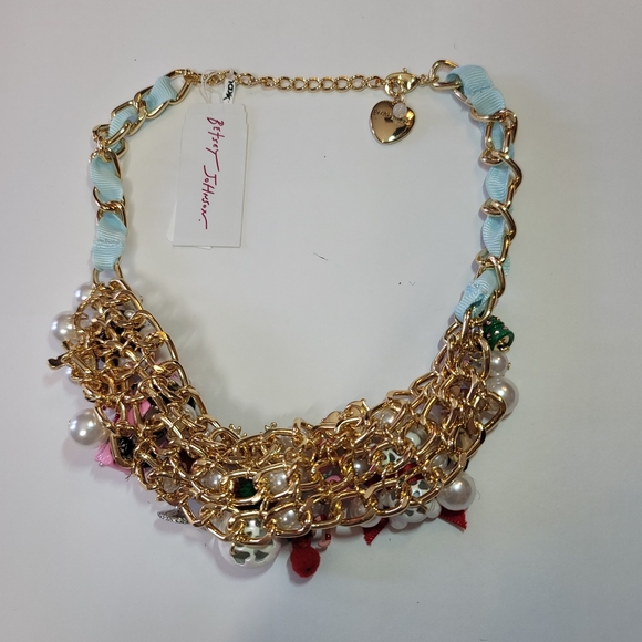 Betsey Johnson Jingle Bell Bling Bauble Charm Christmas Neclace AND Earrings - Picture 7 of 16